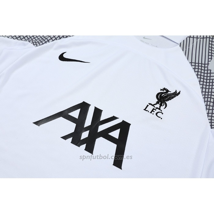 Chandal del Liverpool Manga Corta 2022-2023 Blanco - Pantalon Corto